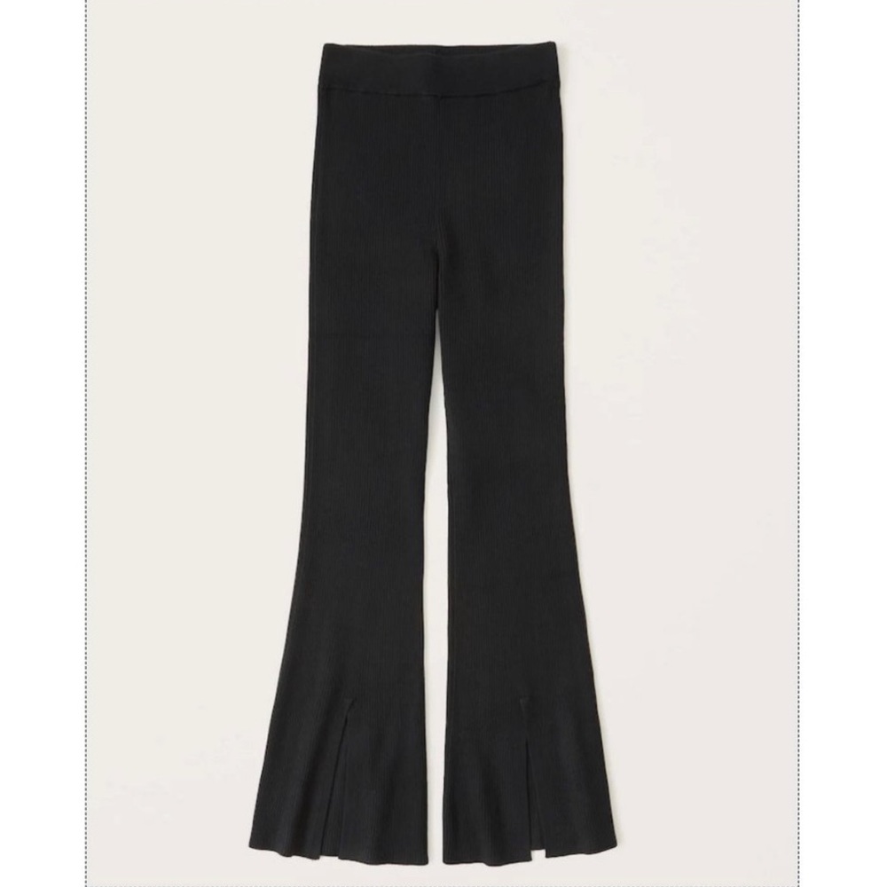 abercrombie kick flare sweater pants